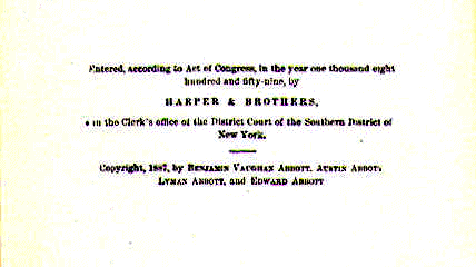 [Copyright Page] from Peter the Great by Jacob Abbott