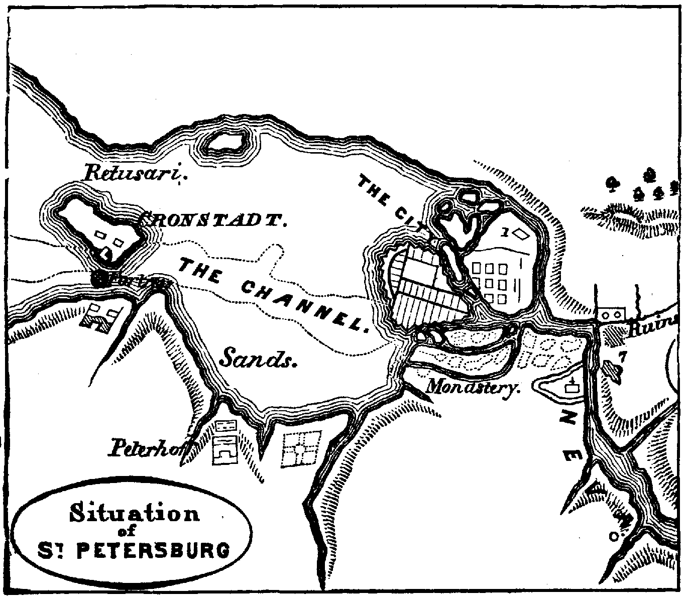 Map of St. Petersburg St. Petersburg