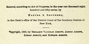 [Copyright Page] from Richard I by Jacob Abbott