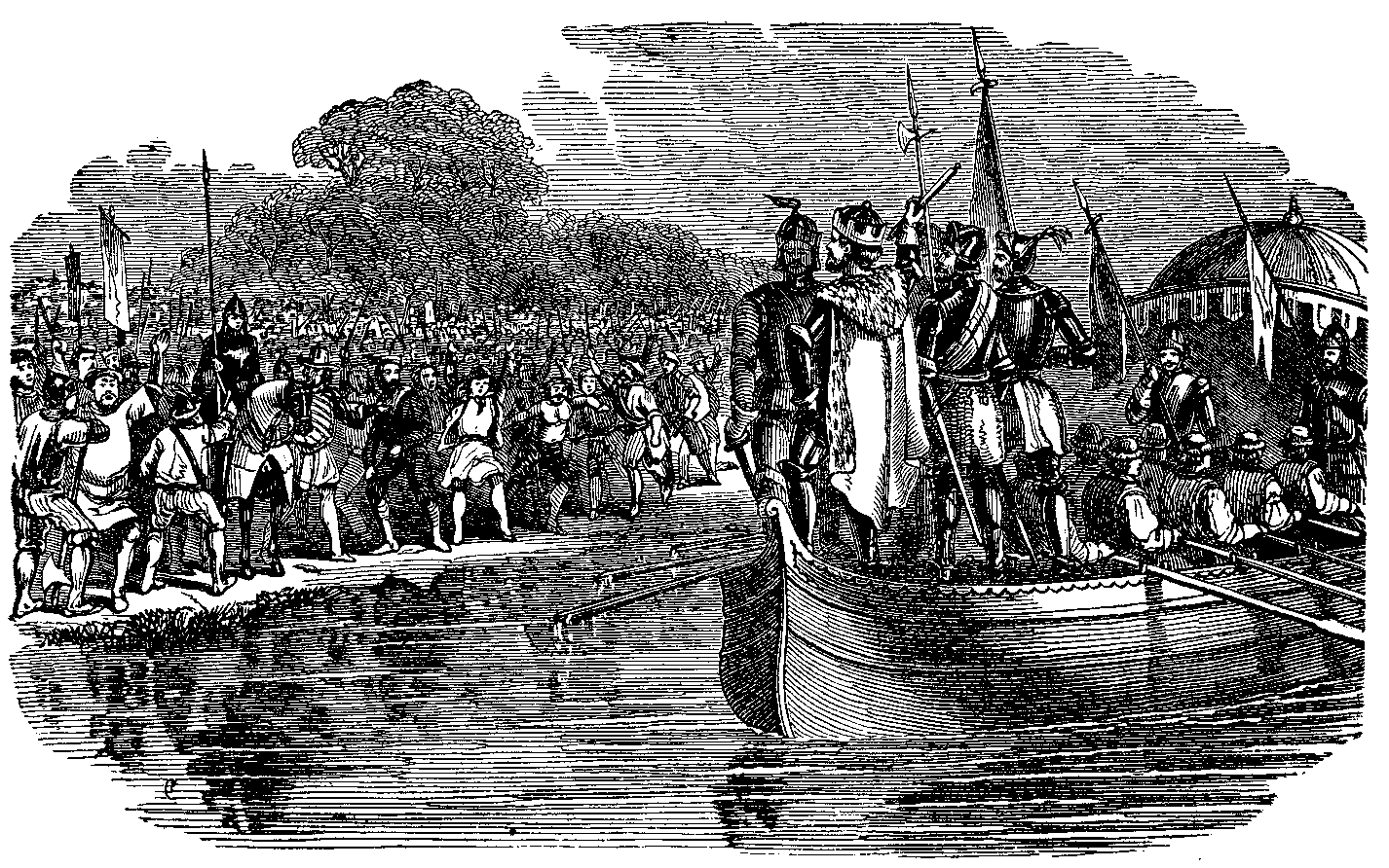 [Illustration] from Richard II by Jacob Abbott