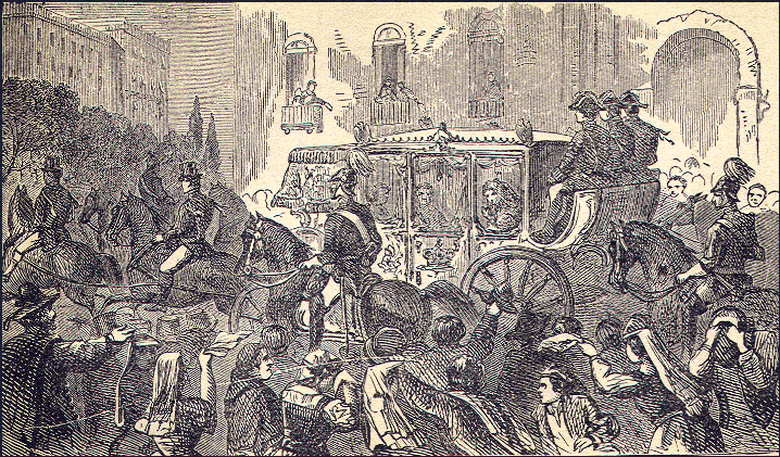 Queen Julie in Naples