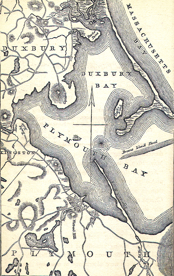 [Map] from Miles Standish by John S. C. Abbott