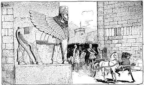 [Illustration] from Boys Who Lived on the Road by Jane Andrews