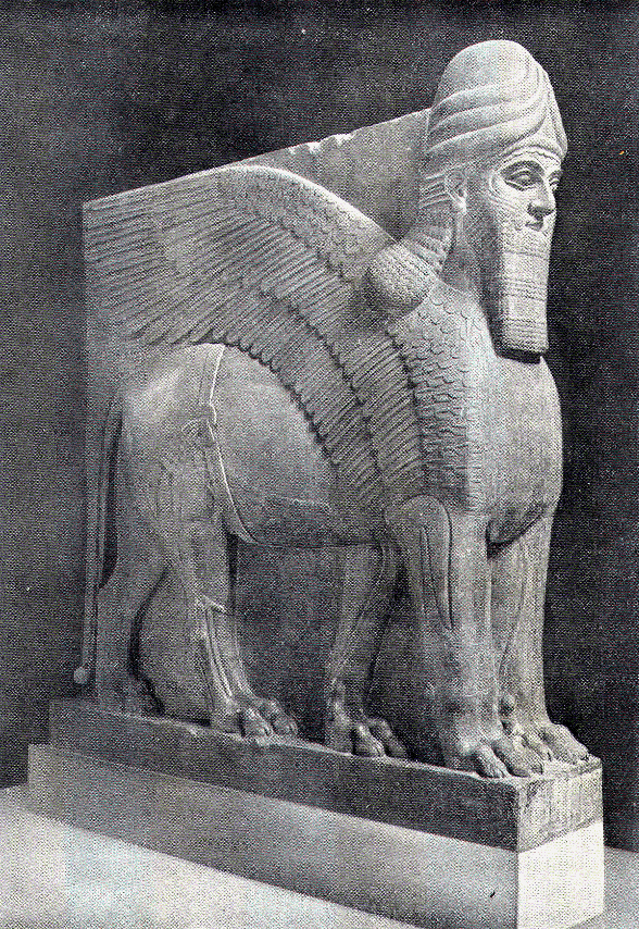 Man-headed lion