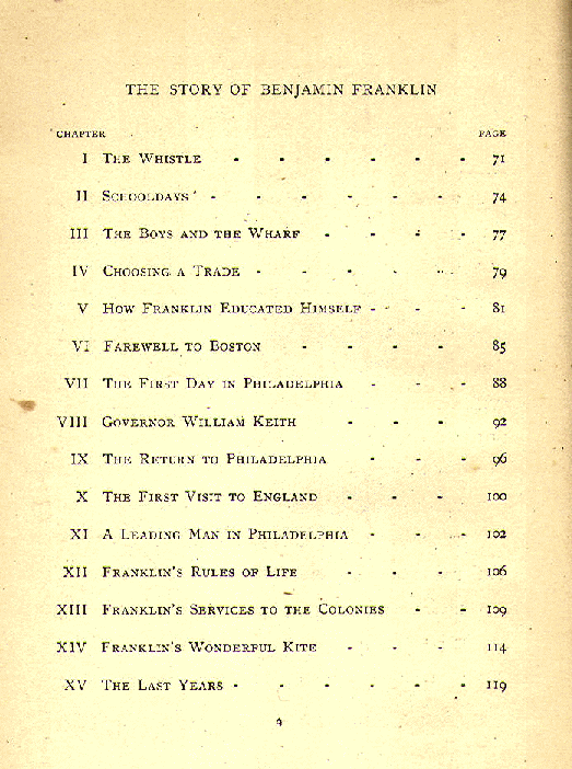 [Contents, Page 2 of 4] from Four Great Americans by James Baldwin