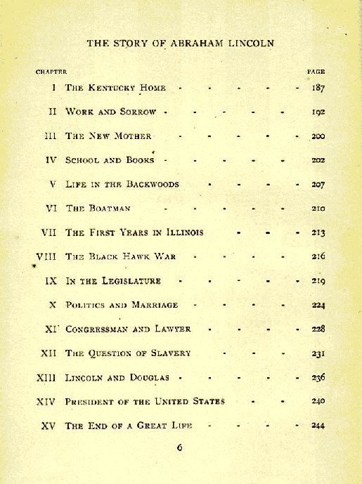 [Contents, Page 4 of 4] from Four Great Americans by James Baldwin