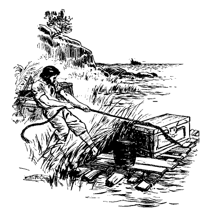 [Illustration] from Robinson Crusoe  by James Baldwin