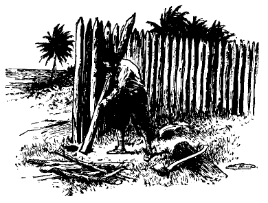 [Illustration] from Robinson Crusoe  by James Baldwin