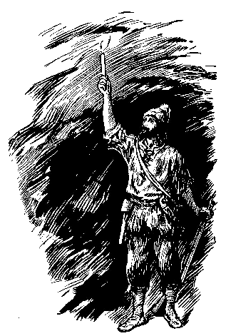 [Illustration] from Robinson Crusoe  by James Baldwin