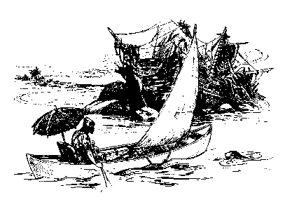 [Illustration] from Robinson Crusoe  by James Baldwin