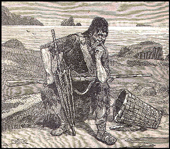 [Illustration] from Robinson Crusoe  by James Baldwin