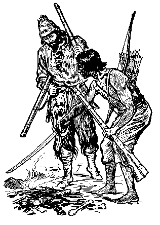 [Illustration] from Robinson Crusoe  by James Baldwin