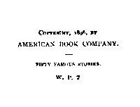 [Copyright] from Fifty Famous Stories by James Baldwin