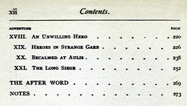 [Contents (continued)] from Golden Age of Greek Heroes by James Baldwin