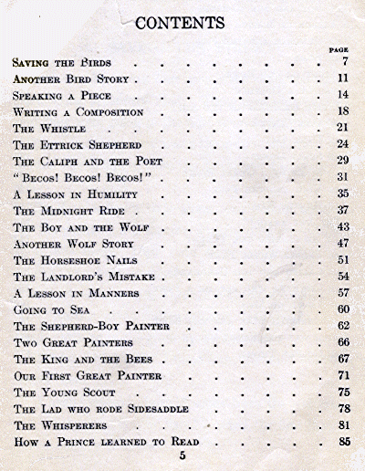 [Contents] from Fifty Famous People by James Baldwin