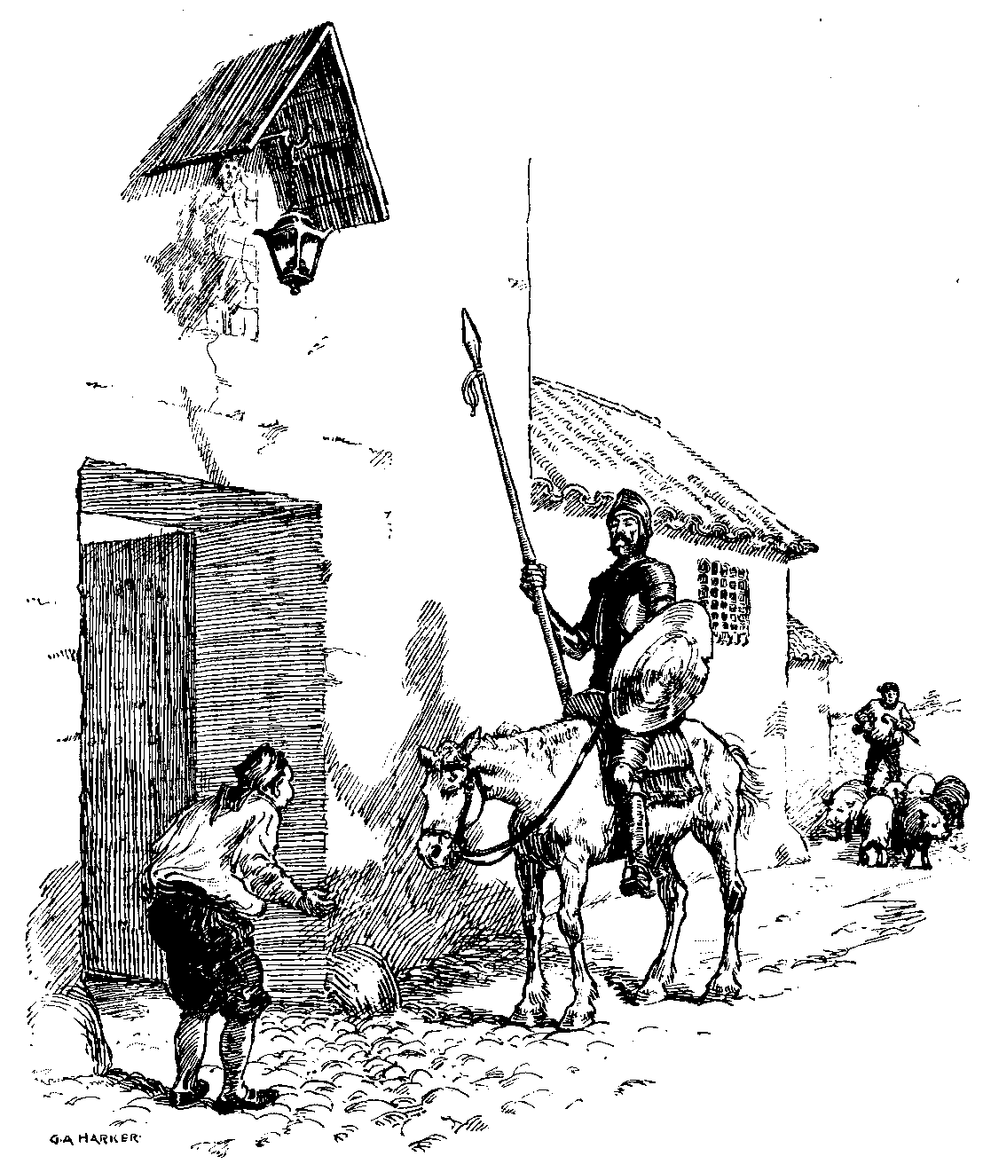 [Illustration] from Stories of Don Quixote by James Baldwin