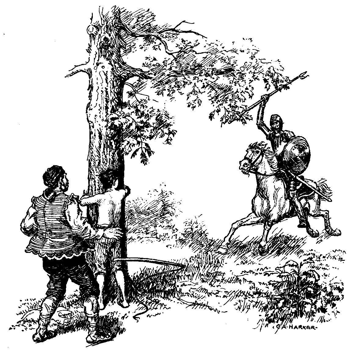 [Illustration] from Stories of Don Quixote by James Baldwin