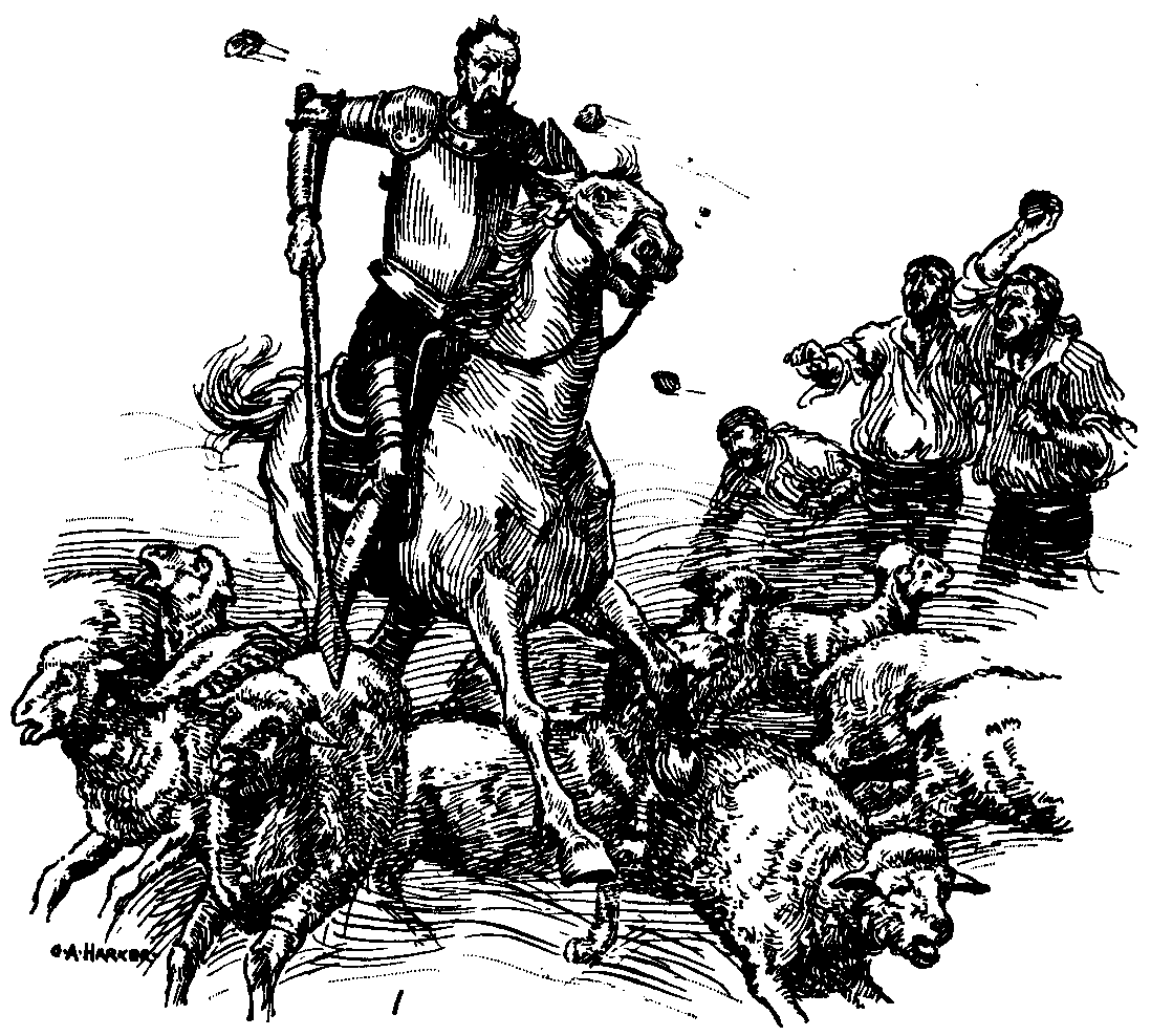 [Illustration] from Stories of Don Quixote by James Baldwin