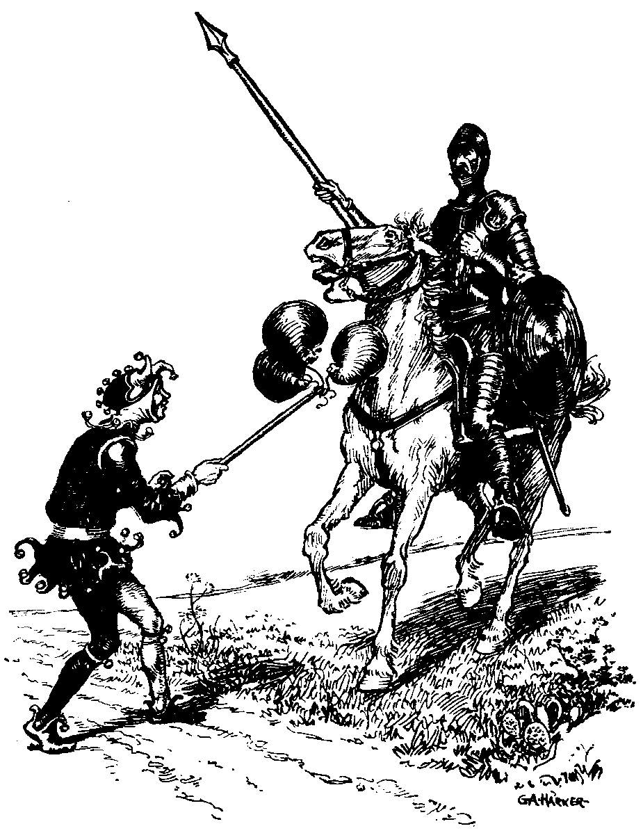 [Illustration] from Stories of Don Quixote by James Baldwin