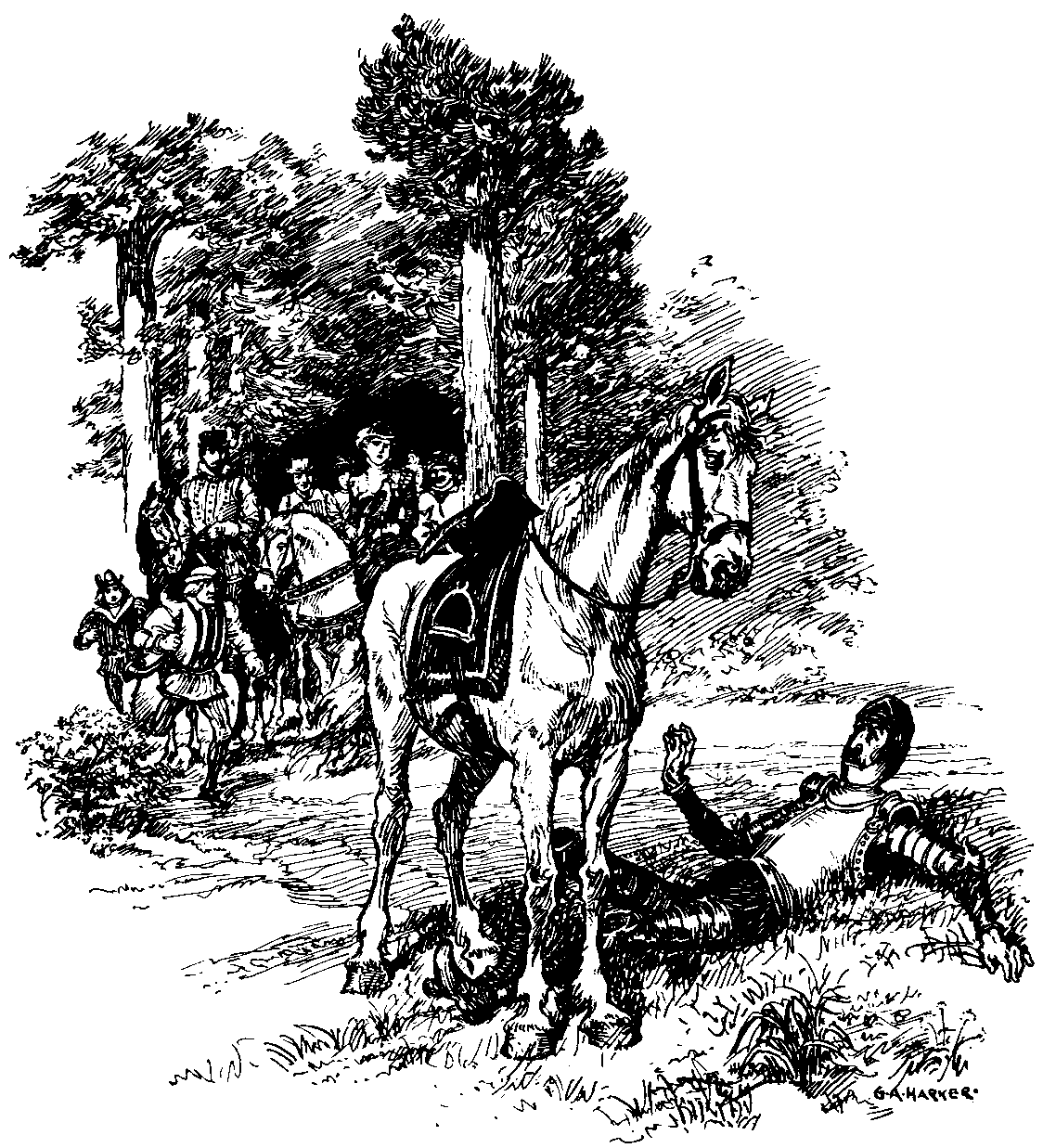 [Illustration] from Stories of Don Quixote by James Baldwin