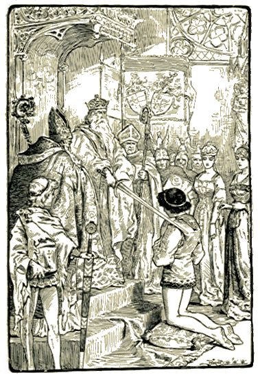 [Frontispiece] from The Story of Roland by James Baldwin