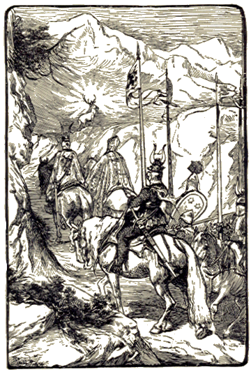 [Illustration] from The Story of Roland by James Baldwin