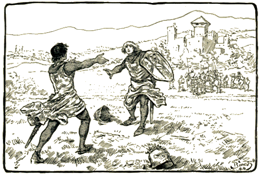 [Illustration] from The Story of Roland by James Baldwin