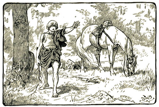 [Illustration] from The Story of Roland by James Baldwin