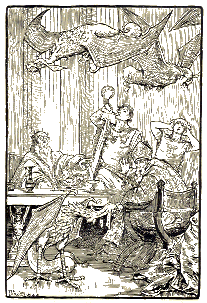 [Illustration] from The Story of Roland by James Baldwin