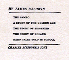[Books by James Baldwin] from The Sampo by James Baldwin