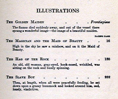 [List of Illustrations] from The Sampo by James Baldwin