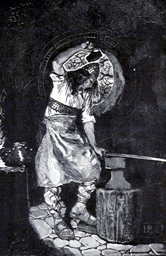 [Frontispiece] from The Story of Siegfried by James Baldwin