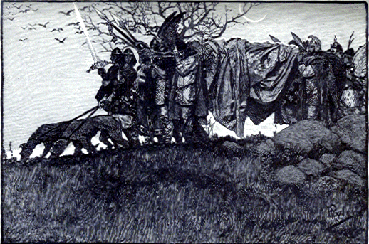 [Illustration] from The Story of Siegfried by James Baldwin