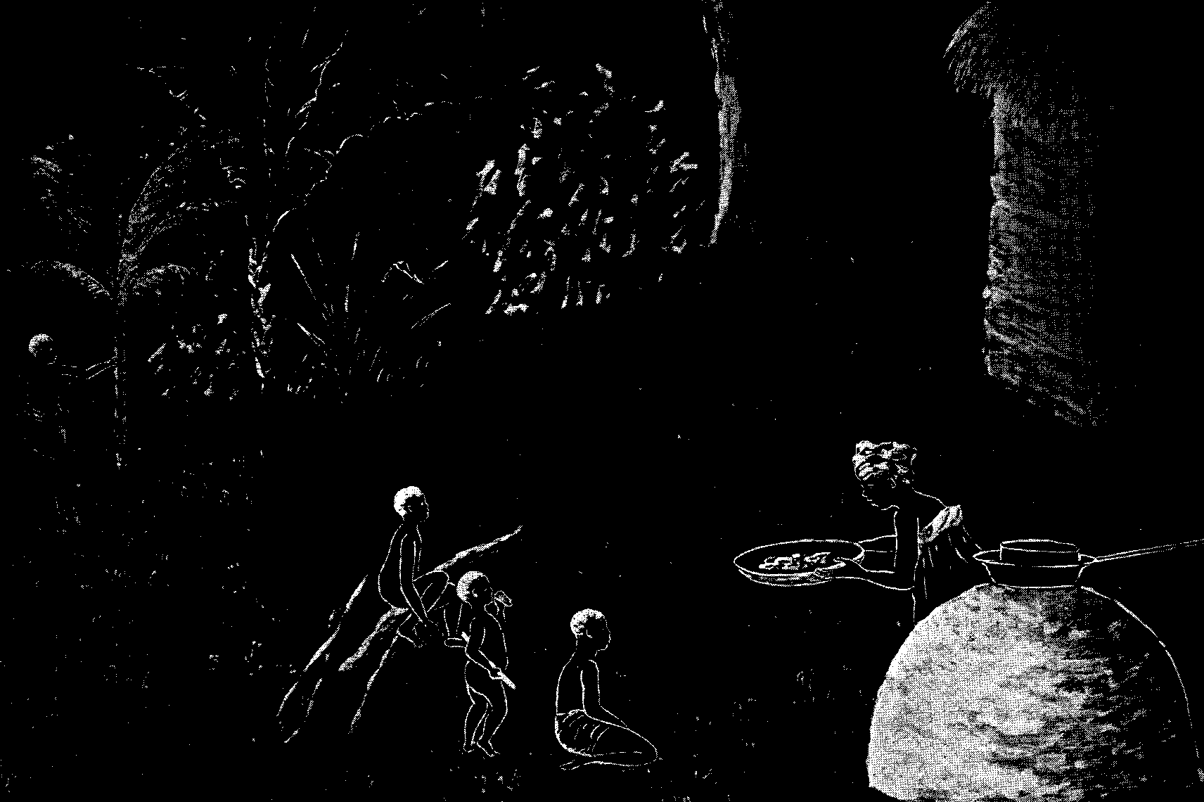 [Illustration] from West African Folk-Tales by William H. Barker