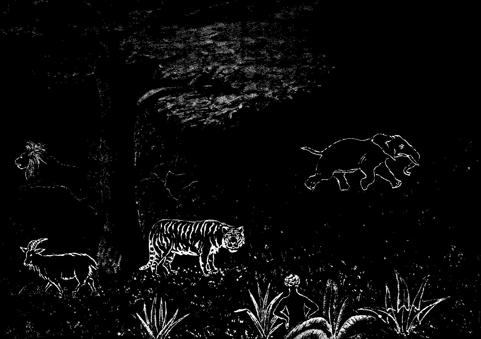 [Illustration] from West African Folk-Tales by William H. Barker