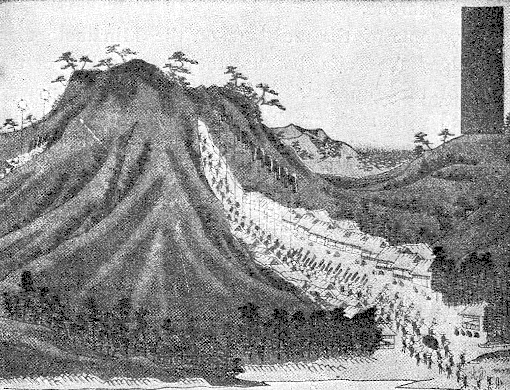 Army Crossing a Mountain