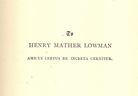 [Dedication] from The Story of Russia by R. Van Bergen