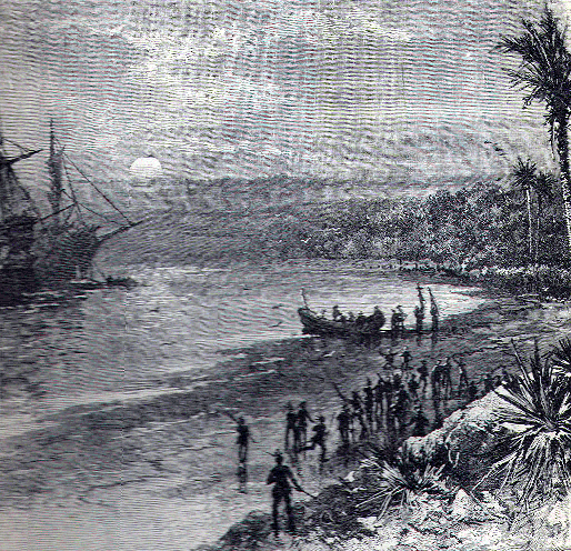 The landing of Columbus.