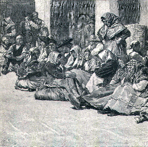 Peasants in the Market-place.