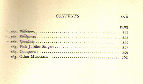 [Contents, Page 7 of 7] from History of the American Negro by Benjamin Brawley