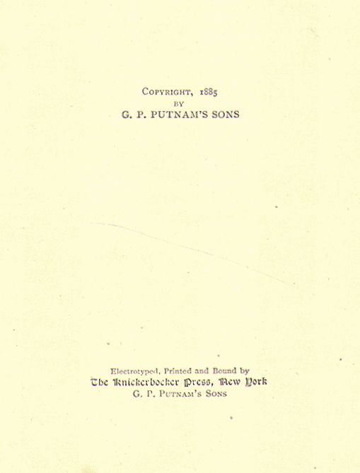 [Copyright Page] from Historic Boys by E. S. Brooks