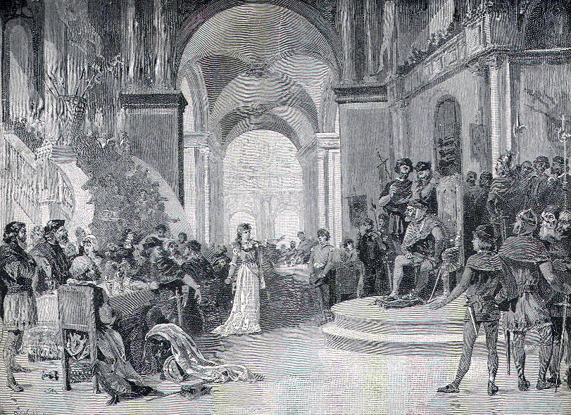 [Frontispiece] from Historic Girls by E. S. Brooks