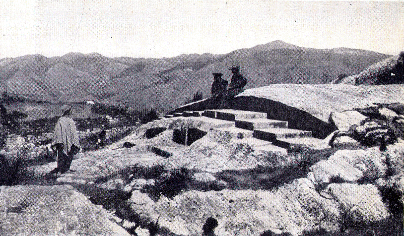 Ruins of Inca throne