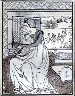 [Illustration] from Saints and Friendly Beasts by Abbie F. Brown