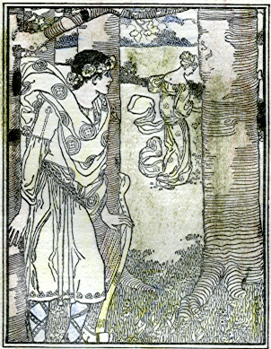 [Illustration] from Saints and Friendly Beasts by Abbie F. Brown