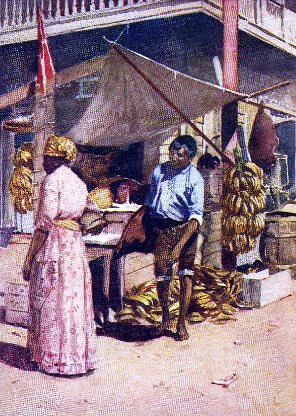 Market place in Colon.