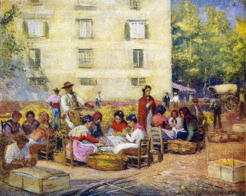 Packing lemons in Malaga.