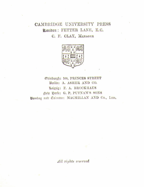 [Publisher Page] from Cambridge Historical Reader by Cambridge Press