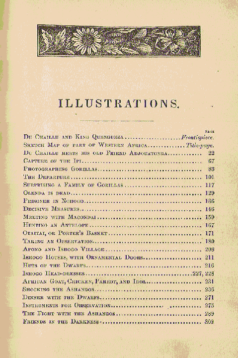 [Illustrations] from Country of the Dwarfs by Paul du Chaillu