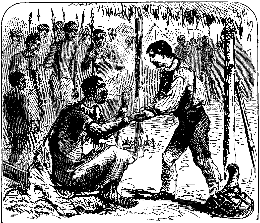 Du Chaillu and Quengueza